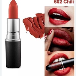 MAC Cosmetics 602 Chili Lipstick - Fiery Red